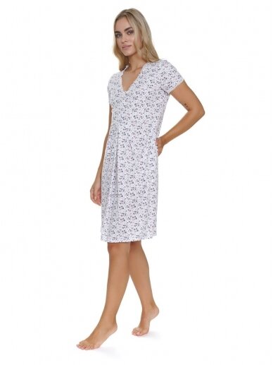 Maternity breastfeeding nightdress by DN (papaya bloom) 3