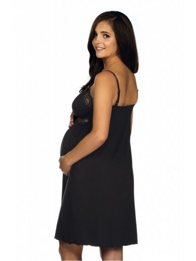 Black discount nursing nightwear