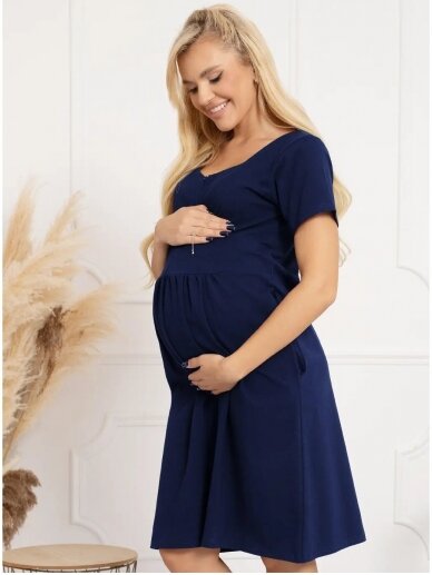 Nightwear for pregnant and nursing, Laura, ForMommy (Blue) 4