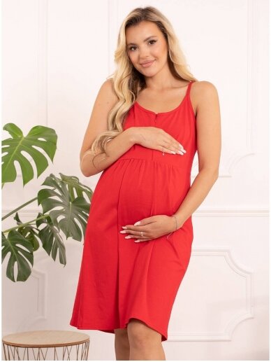 Nightwear for pregnant and nursing, Merry, ForMommy, red