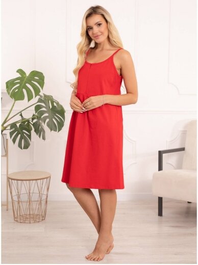 Nightwear for pregnant and nursing, Merry, ForMommy, red 1