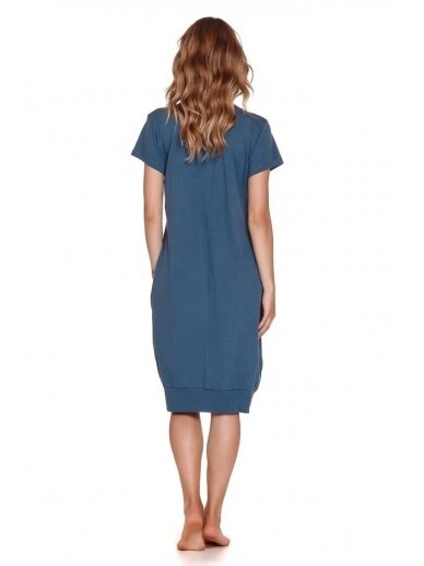 Nursing nightdress by DN (blue) 4