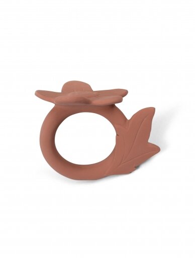 Flower teether - natural rubber, FILIBABBA 1