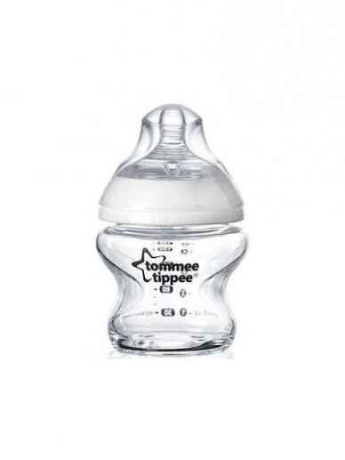 Naujagimio stiklinis buteliukas, Tommee tippee, 150 ml