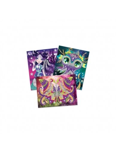 NEBULOUS STARS rinkinys Glitter & Foil Art, 11011 1