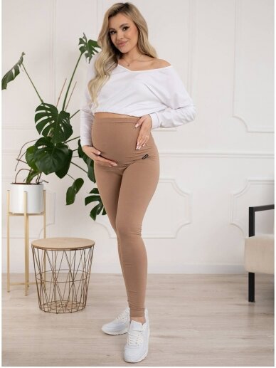 Maternity leggings, Classic, ForMommy (cappuccino)