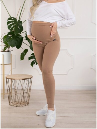 Maternity leggings, Classic, ForMommy (cappuccino) 4