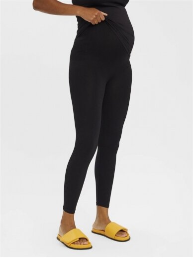 Maternity leggings, VMMISA, Mama;licious black 1