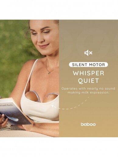 BABOO WEARABLE HANDS-FREE ELECTRIC BREAST PUMP (double) 7