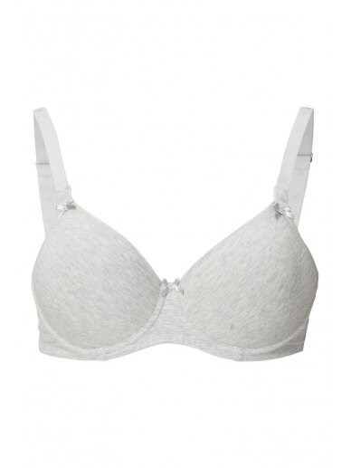 Noppies Nursing bra padded Cotton Melange, Grey