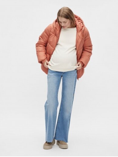 Maternity jacket Mlursa by Mama;licious (orange) 4