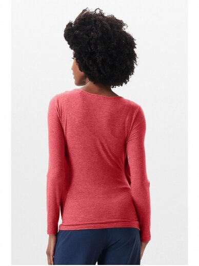 Blouse with long sleeves for pregnant and nursing women, Esprit, (Red) 5