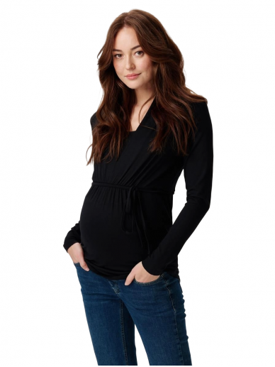 Blouse for pregnant and nursing women 208N0011, Esprit (Black) 5