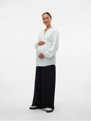 Blouse for pregnant and nursing women MLELVA, Mama;licious White 4