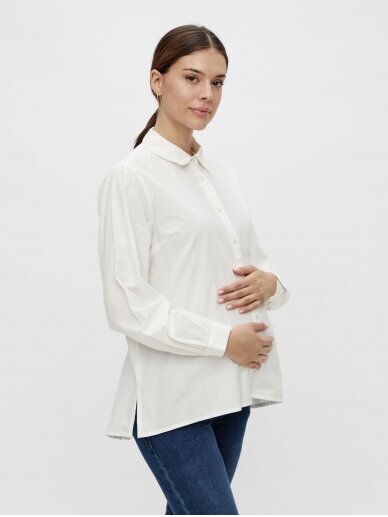 Mlnanna maternity shirt by Mama;licious (white) 1