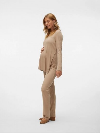 MLGEMMA maternity blouse, Mama;licious (sand) 2