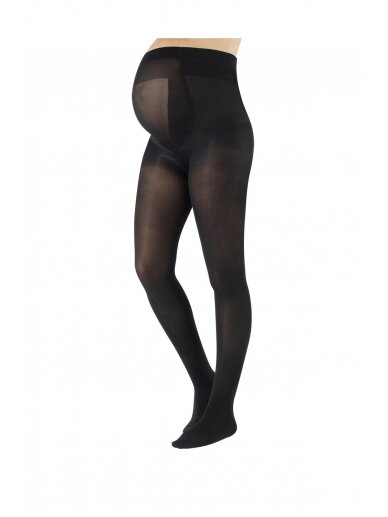 Maternity Tights 100 DEN, Calzitaly, Black 1