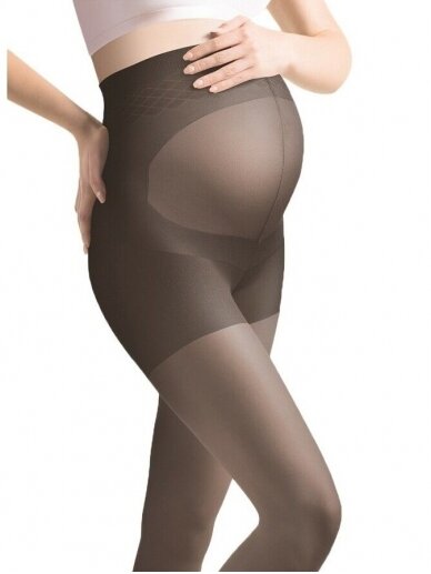 Maternity Tights Mamma 40 den, Gabriella, Black