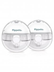 PIPPETA Compact LED dvigubas nešiojamas belaidis pientraukis