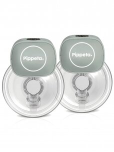 Pippeta ORIGINAL LED | Handsfree Breast Pump, 2-pack (Sea Salt)