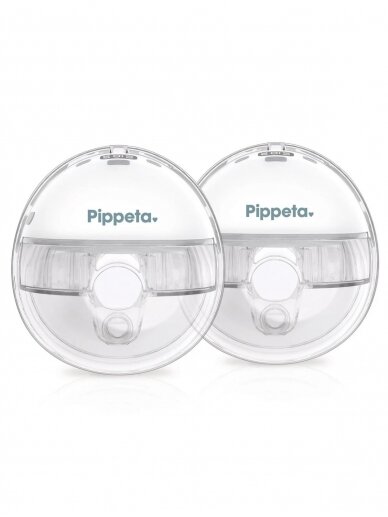 PIPPETA Compact LED dvigubas nešiojamas belaidis pientraukis