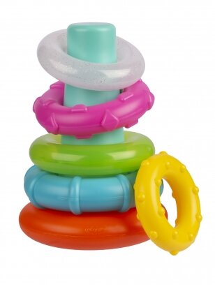 PLAYGRO žaidimas Piramidė – kramtukas Sort And Stack, 4088543