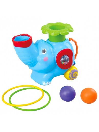 PLAYGO INFANT&TODDLER drambliukas su kamuoliukais ir žiedais, 2994/2993 1