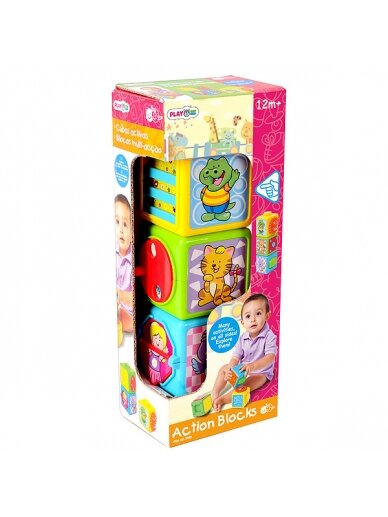 PLAYGO INFANT&TODDLER kubeliai veiksmo 12mėn.+, 2085 1