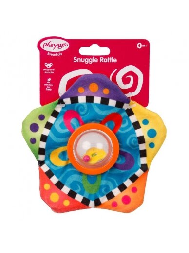 PLAYGRO barškutis Snuggle Rattle, 187241