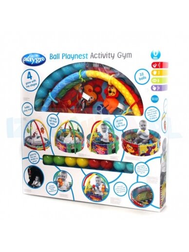 PLAYGRO kilimėlis žaidimų, 0184007 4