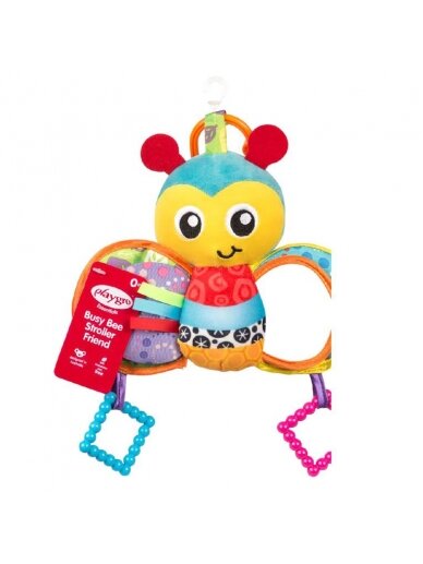 PLAYGRO pakabinamas minkštas žaislas Busy Bee, 187229