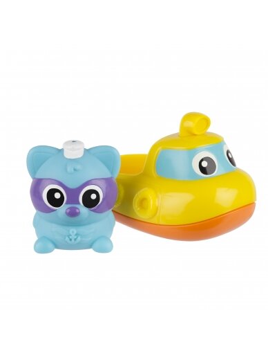 PLAYGRO vonios žaislas Rainy Raccoon's Submarine, 4087629 1