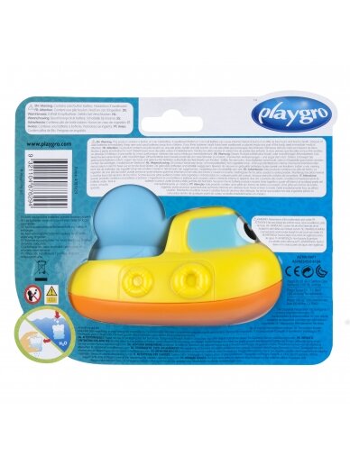 PLAYGRO vonios žaislas Rainy Raccoon's Submarine, 4087629 7