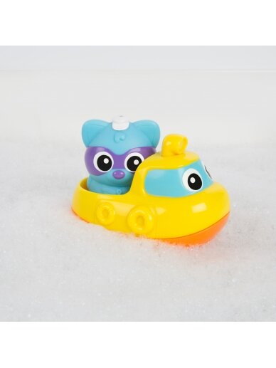 PLAYGRO vonios žaislas Rainy Raccoon's Submarine, 4087629 9