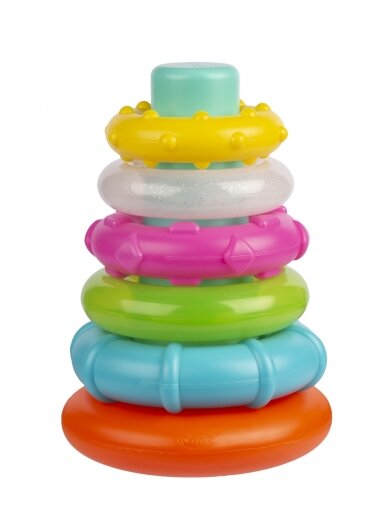 PLAYGRO žaidimas Piramidė – kramtukas Sort And Stack, 4088543