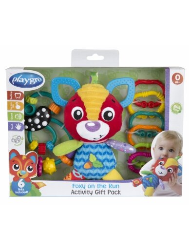 PLAYGRO žaislas Foxy on the Run, dovanų pakuotė, 0187219/0187219167