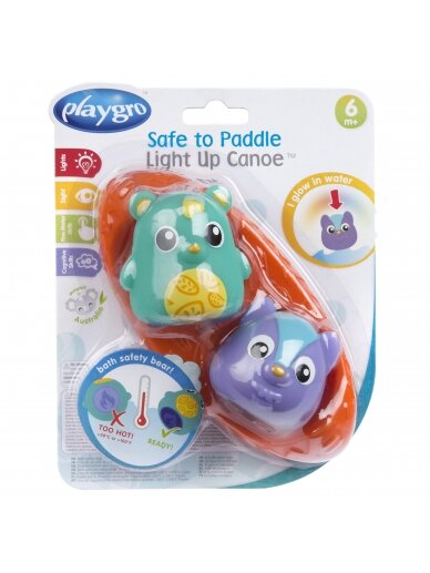 PLAYGRO žaislas Safe to Paddle Light up Canoe, 4087630 6