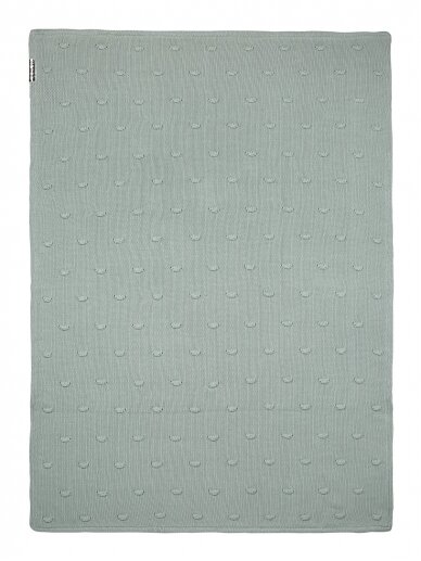 Pledas, 75x100, Knots Velvet, TOG 2.0, Meyco Baby (Stone green) 2