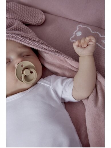 Blanket with hood 90x90cm, Meyco Baby (Rabbit lilac) 3