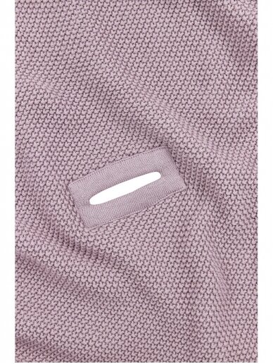 Blanket with hood 90x90cm, Meyco Baby (Rabbit lilac) 5