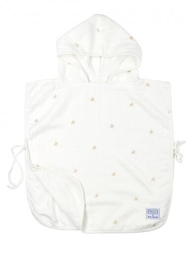 Terry bath poncho, 3-5years, by Meyco Baby (Warm Sand)