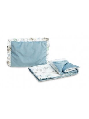 Pagalvėlė Sensillo su pleduku Velvet Walker Set Blue