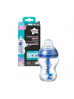 Buteliukas Tommee Tippee 0+ 260ml 225757 mėlynas