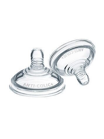 TOMMEE TIPPEE žindukai kintamos srovės ANTI-COLIC, 2 vnt., 424587