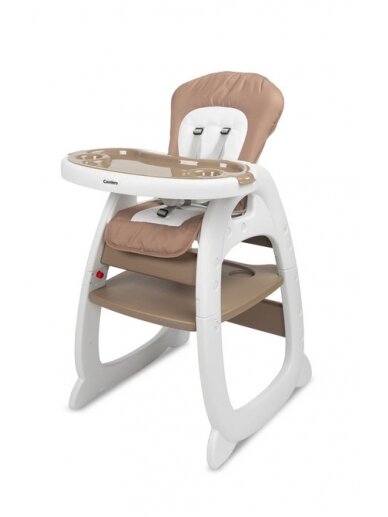 Maitinimo kėdute CARETERO Homee 2in1 Brown