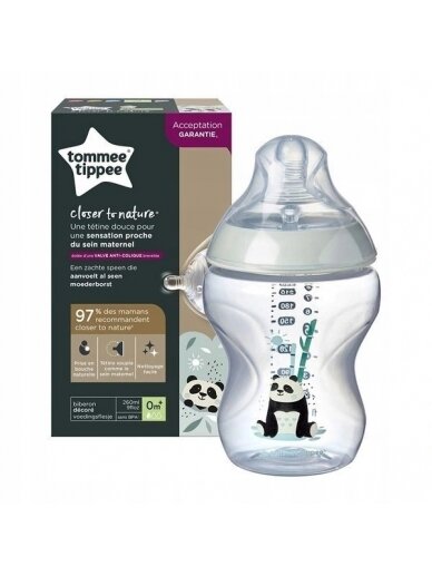 Buteliukas TOMMEE TIPPEE Closer To Nature 260ml 225023