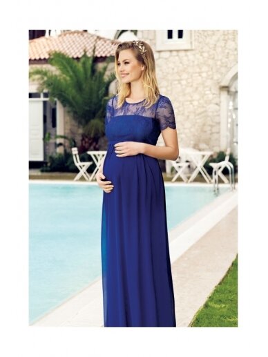 Long occasional maternity dress, EBRU 1