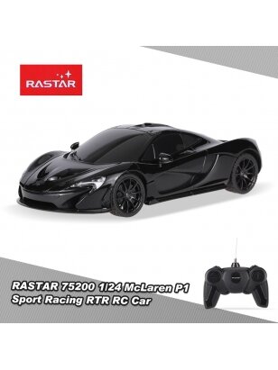 RASTAR R/C 1:24 automodelis valdomas, McLaren P1, 75200