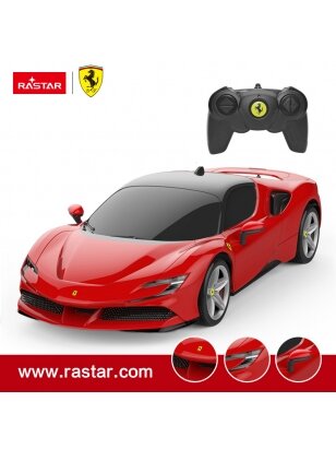 RASTAR valdomas automodelis R/C 1:24 Ferrari SF90 Stradale, 97600