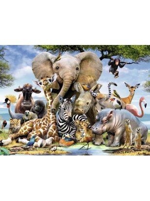 RAVENSBURGER dėlionė African friends 300vnt, 13075